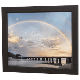 Framed Wall Art Rainbow Pier