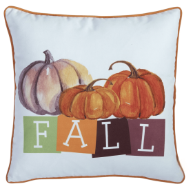 Set Of Four 18" Orange Plaid And Pumpkin Throw Pillow Covers