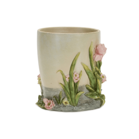 Green Resin 6.64935 ounce Animals Round Pot Planter