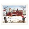 "Winter Friends" by Billy Jacobs, Ready to Hang Framed Print, White Frame