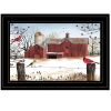 "Winter Days" by Billy Jacobs, Ready to Hang Framed Print, Black Frame