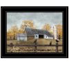 "A Casual Conversation" By Billy Jacobs, Ready to Hang Framed Print, Black Frame