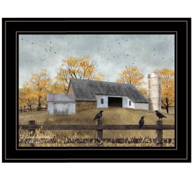 "A Casual Conversation" By Billy Jacobs, Ready to Hang Framed Print, Black Frame