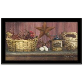 "Rise & Shine" by Billy Jacobs, Ready to Hang Framed Print, Black Frame