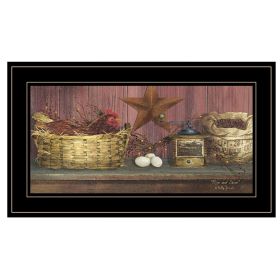 "Rise and Shine" by Billy Jacobs, Ready to Hang Framed Print, Black Frame
