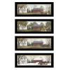 "Season's Collection" 4-Piece Vignette by Billy Jacobs, Black Frame