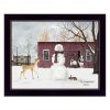 "The Friendly Beasts" by Billy Jacobs, Ready to Hang Framed Print, Black Frame