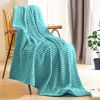 SOGA Sky Blue Throw Blanket & Bed Sofa Comforter