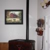 "Hancock Sheep" By Pam Britton, Printed Wall Art, Ready To Hang Framed Poster, Black Frame