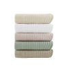 Oversized Quilted Throw with Scalloped Edges Cream 60x72"