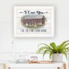 "I Love You till the Cows Come Home" By Billy Jacobs, Ready to Hang Framed Print, White Frame
