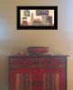 "Bath House" Collection By Pam Britton, Ready to Hang Framed Print, Black Frame