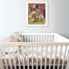 "Barnyardigans" by Bonnie Mohr, Ready to Hang Framed Print, White Frame