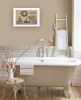 "Farmhouse Bath I" By Pam Britton, Ready to Hang Framed Print, White Frame