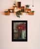 "Basket & Blossoms" By Susie Boyer, Ready to Hang Framed Print, Black Frame