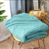 SOGA Sky Blue Throw Blanket & Bed Sofa Comforter
