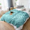 SOGA Sky Blue Throw Blanket & Bed Sofa Comforter