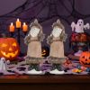2PCS Set Halloween Gnome Decorations Holiday Table Centerpieces for Party Gifts, Spooky Desktop Ornaments for Home Decor FBA shipment