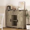 Storage Cabinets,Wooden Floor Cabinet,with Drawers and Shelves Storage Cabinets,Accent Cabinet for Living Room,Bedroom,Bathroom Furniture Home Decor(B