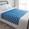 Flannel Fleece Stars Throw Blanket Over Bed Super Soft Blanket Plush Kids Fleece Blankets for Sofa Travel Adult Outdoor 50x60 inch