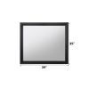 Ireland Black Finish Mirror