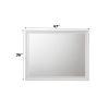 Naima White Finish Mirror