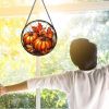 Stained Glass Window Hanging, Pumpkin Maple Leaf Suncatcher for Doors Home Sun Catchers Decoration and Christmas