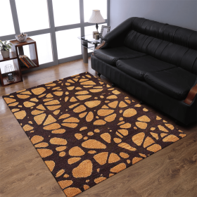 Rugsotic Carpets Hand Tufted Wool Area Rug Contemporary (Color: Brown Beige, size: 6'x9')