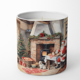 Cookies with Santa Claus Decorative Soy Candle (Design: Santa Claus 3287, size: 10 oz)