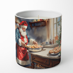 Cookies with Santa Claus Decorative Soy Candle (Design: Babbo Natale 3288, size: 10 oz)