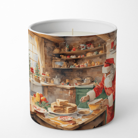 Cookies with Santa Claus Decorative Soy Candle (Design: Papa Noel 3302, size: 10 oz)