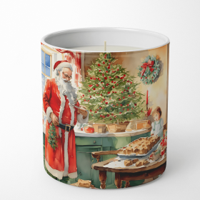 Cookies with Santa Claus Decorative Soy Candle (Design: Papa Noel 3303, size: 10 oz)