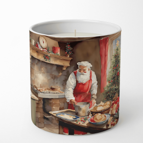 Cookies with Santa Claus Decorative Soy Candle (Design: Santa Claus 3316, size: 10 oz)