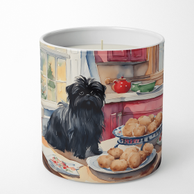 Christmas Cookies Decorative Soy Candle (Design: Affenpinscher 3704, size: 10 oz)