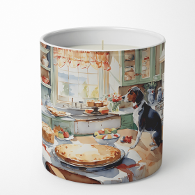 Christmas Cookies Decorative Soy Candle (Design: American English Coonhound 3713, size: 10 oz)