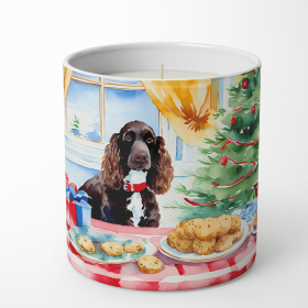 Christmas Cookies Decorative Soy Candle (Design: American Water Spaniel 3717, size: 10 oz)