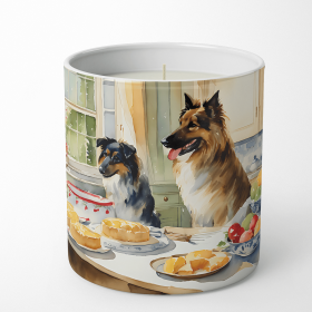 Christmas Cookies Decorative Soy Candle (Design: Belgian Tervuren 3729, size: 10 oz)