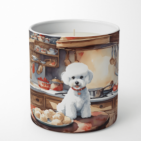 Christmas Cookies Decorative Soy Candle (Design: Bichon Frise 3738, size: 10 oz)