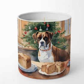 Christmas Cookies Decorative Soy Candle (Design: Boxer 3748, size: 10 oz)