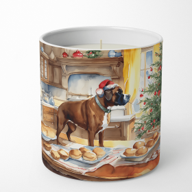 Christmas Cookies Decorative Soy Candle (Design: Boxer 3750, size: 10 oz)