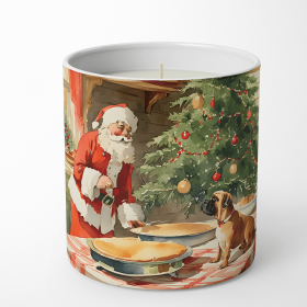 Christmas Cookies Decorative Soy Candle (Design: Bullmastiff 3753, size: 10 oz)