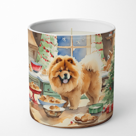 Christmas Cookies Decorative Soy Candle (Design: Chow Chow 3767, size: 10 oz)