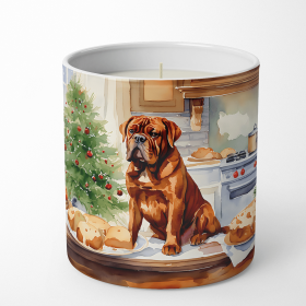 Christmas Cookies Decorative Soy Candle (Design: Dogue de Bordeaux 3780, size: 10 oz)