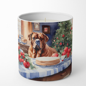 Christmas Cookies Decorative Soy Candle (Design: Dogue de Bordeaux 3781, size: 10 oz)