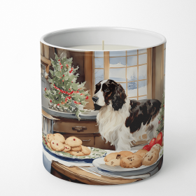Christmas Cookies Decorative Soy Candle (Design: English Cocker Spaniel 3786, size: 10 oz)