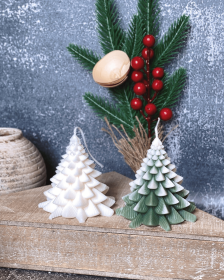 Christmas Tree Candles - Fir Trees Holiday Decor (size: Color)