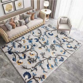 1pc Vintage Pastoral Carpet; Living Room Bedroom Bedside Decor; Boho Floor Mat; Sofa Tea Table Blanket; Washable And Foldable (Color: OS12-TPR, size: 32*47in/80*120cm)