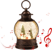 Christmas Lantern Snow Globe,Vintage Hanging Table Lamps,Holiday Party Decorations