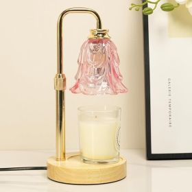 Candle Warmer Lamp with Timer, Adjustable Height and Dimmable, Birthday Christmas Gifts for Women, Mothers Day Gifts for Mom (Color: Pink)