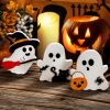 Halloween Decorations Indoor, Wooden Tiered Tray Decor Table Sign Set of 3